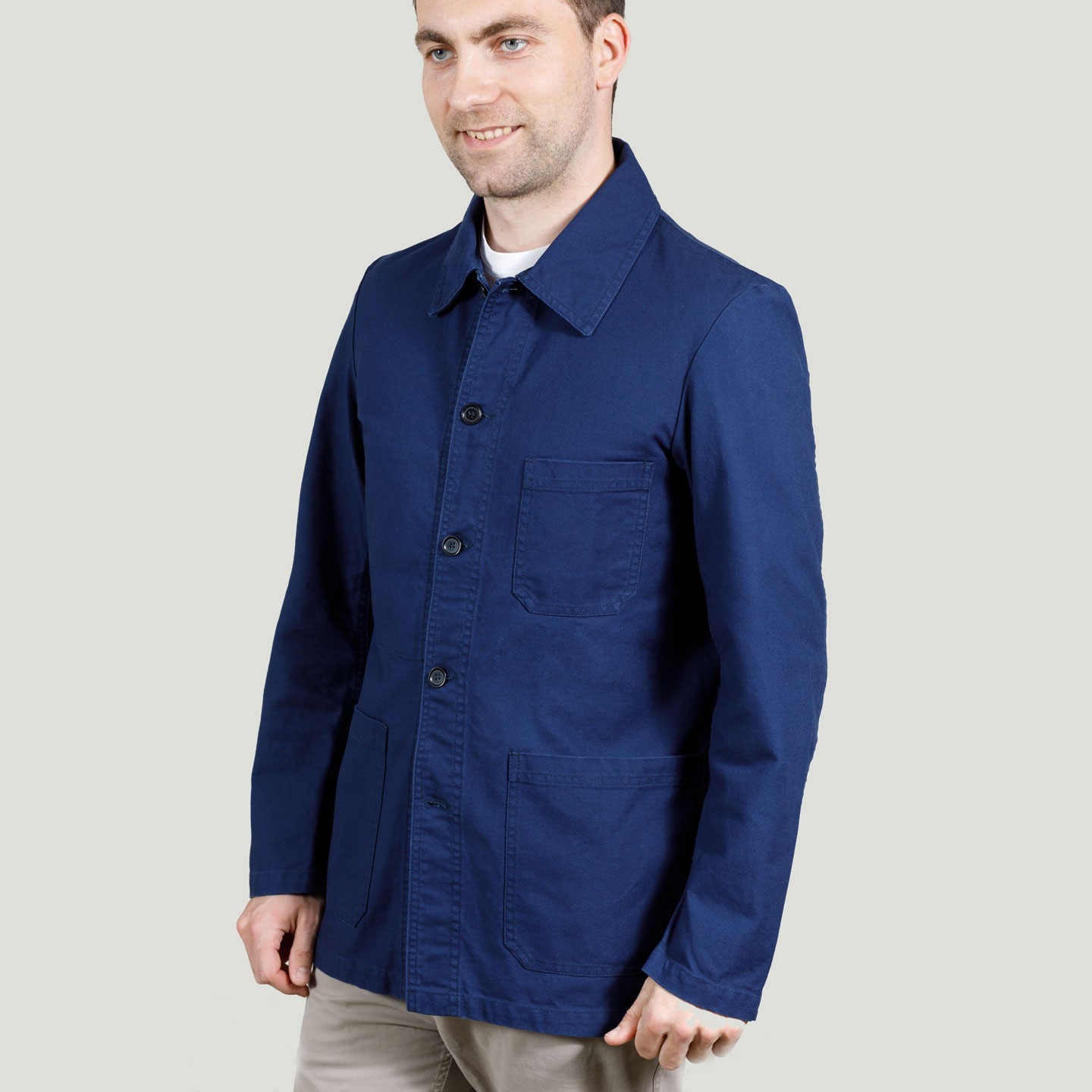 Workwear Jacket in twill fabric 1G/4 navy