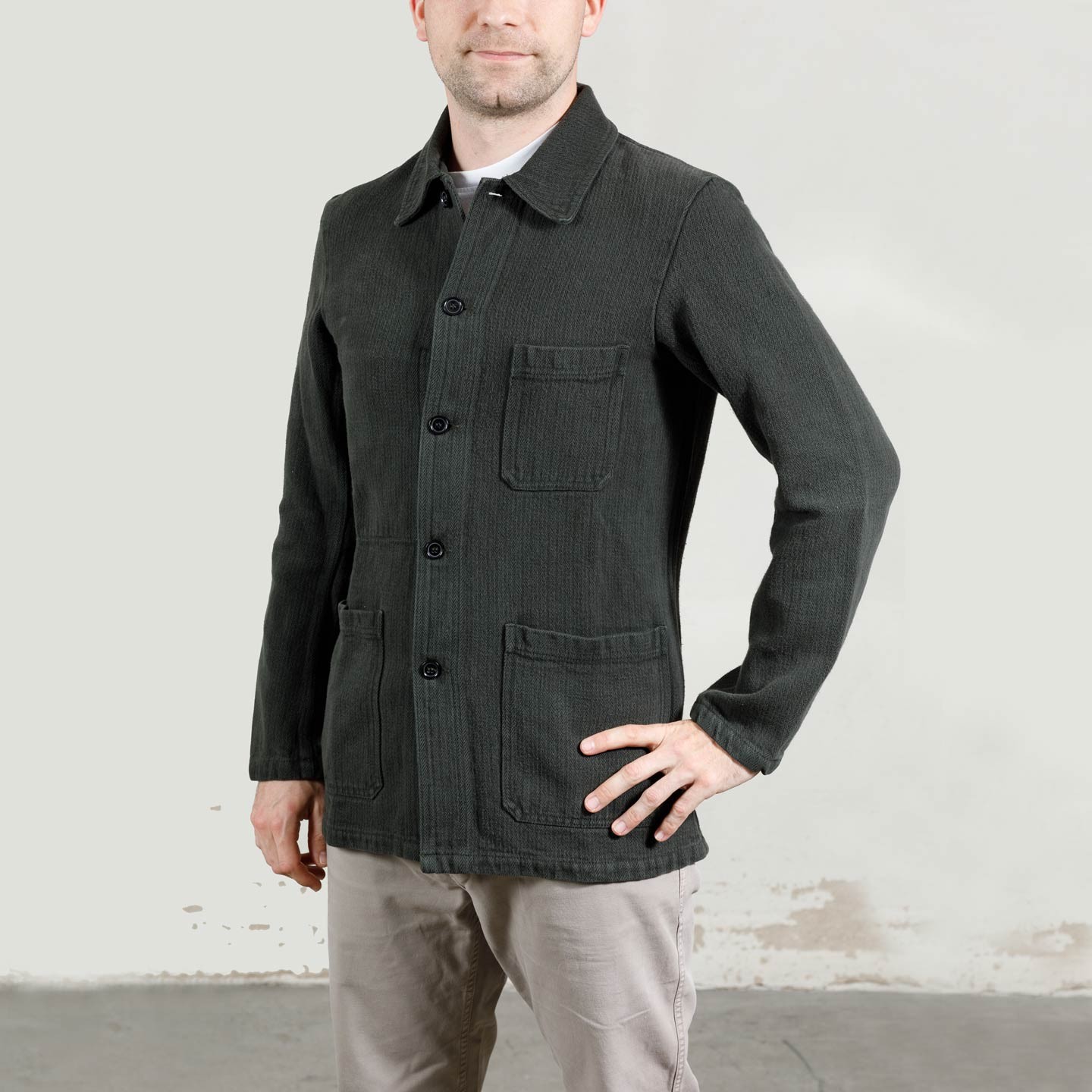 Workwear Jacket in Herringbone fabric 1A/4